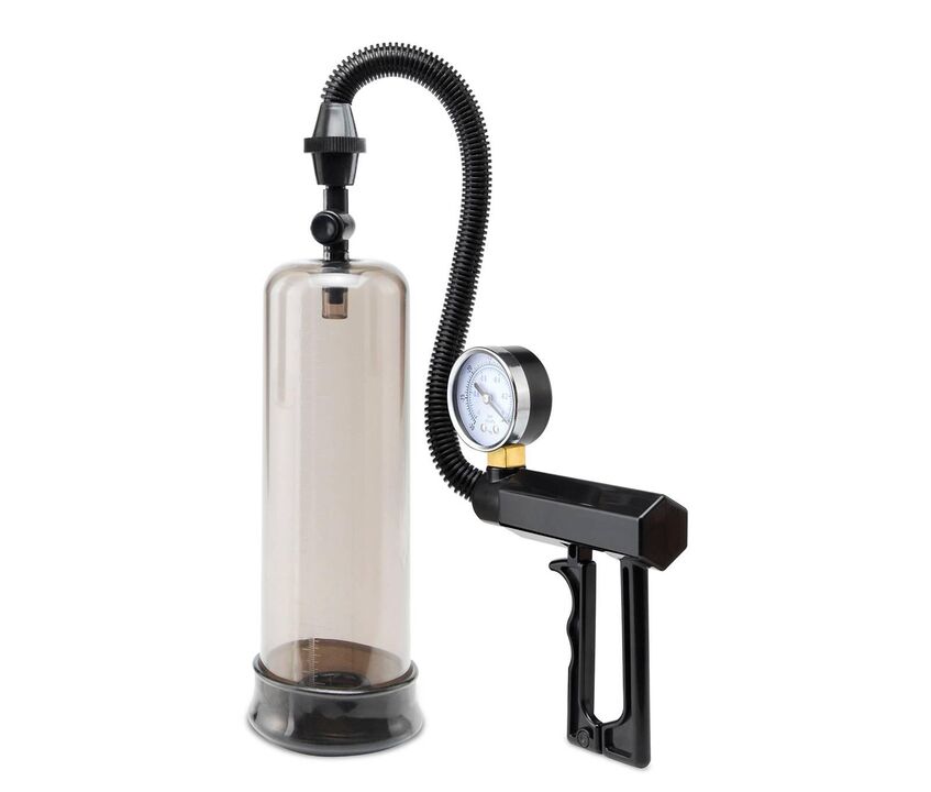 Vacuum pump to increase penis length and volume
