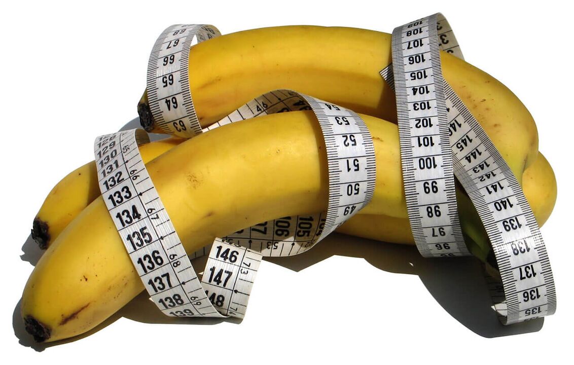Increase penis - Centimet on bananas